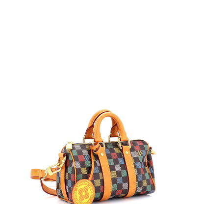 Louis Vuitton Keepall Bandouliere Bag Pharrell Williams Lv Vers Damier Canvas 25