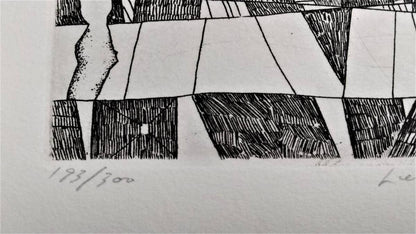 Risaburo Kimura Signed Original Etching Print