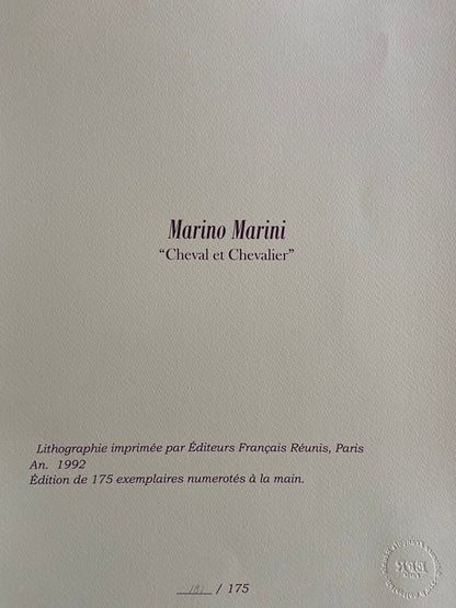 Marino Marini 1992-175 Efr (Constantin Brancusi Henry Moore )