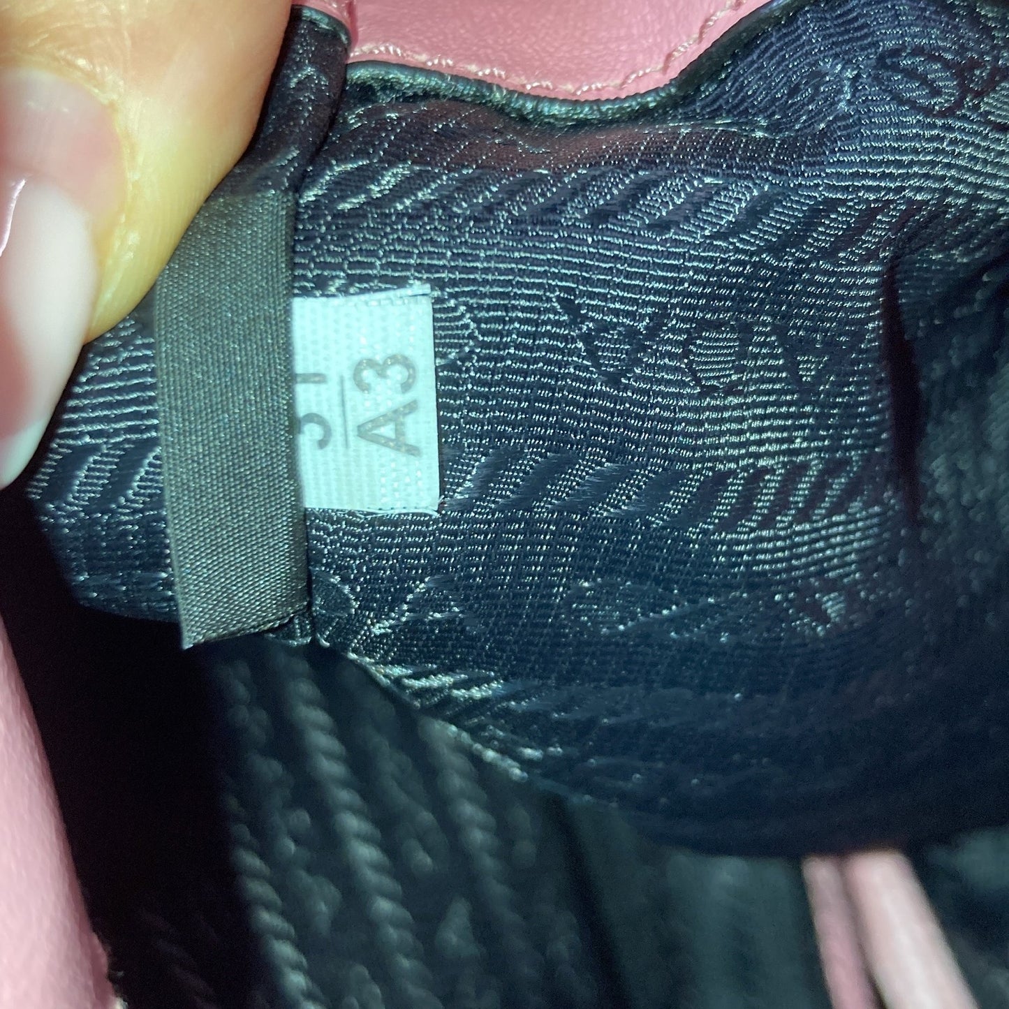 Prada Drawstring Pocket Bucket Bag Soft Calf Small