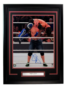 John Cena Wwe Superstar Signed/Framed 16X20 Jsa