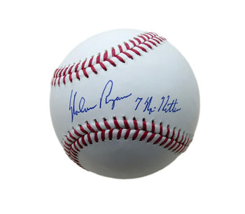 Nolan Ryan Hof Signed/Inscribed Oml Baseball Astros Rangers Psa/Dna 198340
