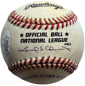 John Smoltz Autographed Official National League Baseball (Jsa)