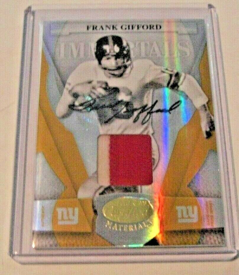 Frank Gifford 2008 Leaf Certified 2-Color Game