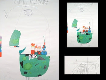 Kv?Ta Pacovsk 13 Years Neugebauer Press 1992 Signed Poster 197/999 Austria