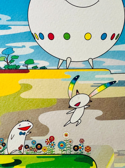 Takashi Murakami Lithograph Mori Art Museum: Coa Numbered Limited