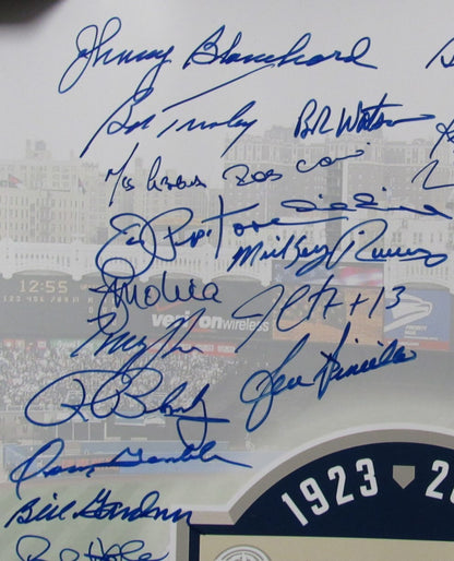 New York Yankees And Mets Collage Team Signed By