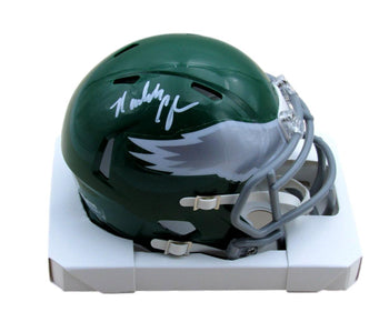 Randall Cunningham Signed Mini Speed Replica Helmet Eagles Psa/Dna 191598