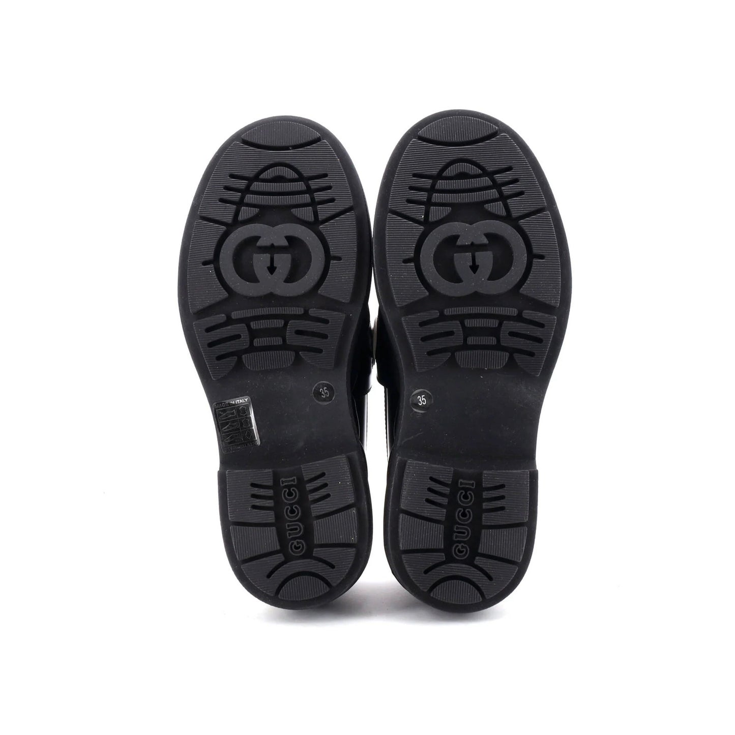 Gucci Women'S Ornella Logo Loafers Leather