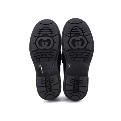 Gucci Women'S Ornella Logo Loafers Leather