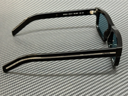 PRADA PR B11S 16K60P Black Blue Men's 55 mm Sunglasses
