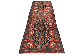 Vintage Farmho Hallway Carpet Tribal Geometric
