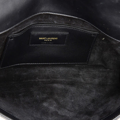 Saint Laurent Classic Monogram Tassel Clutch Leather Long