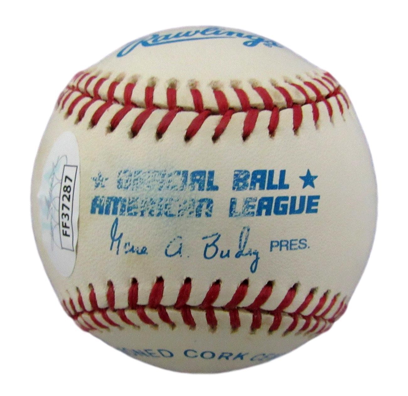 Bob Cain Pitched To Midget Signed/Inscribed Rawlings Oal Baseball Jsa 147024