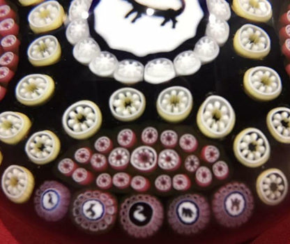 Baccarat Millefiori Paperweight 1978 Multiple