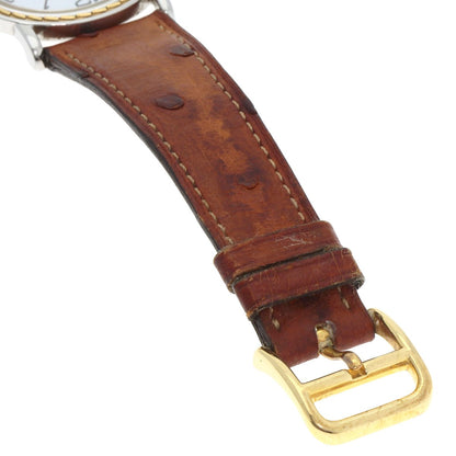 Leather HERMES Serie Watches Stainless Steel/