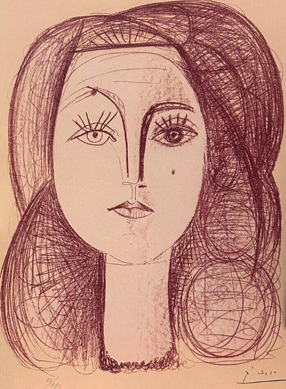 Pablo Picasso Lithograph Coa Signed In Pen Numbered In Pencil Limited