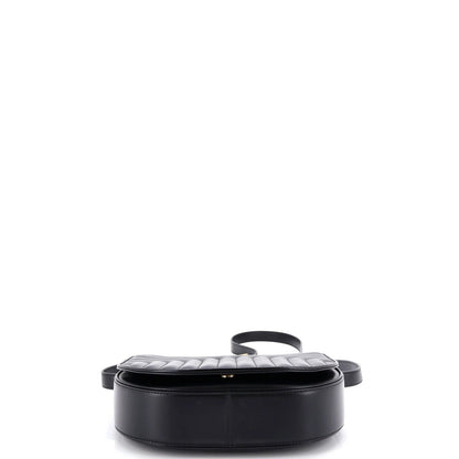 Saint Laurent Joan Satchel Matelasse Chevron Leather Medium