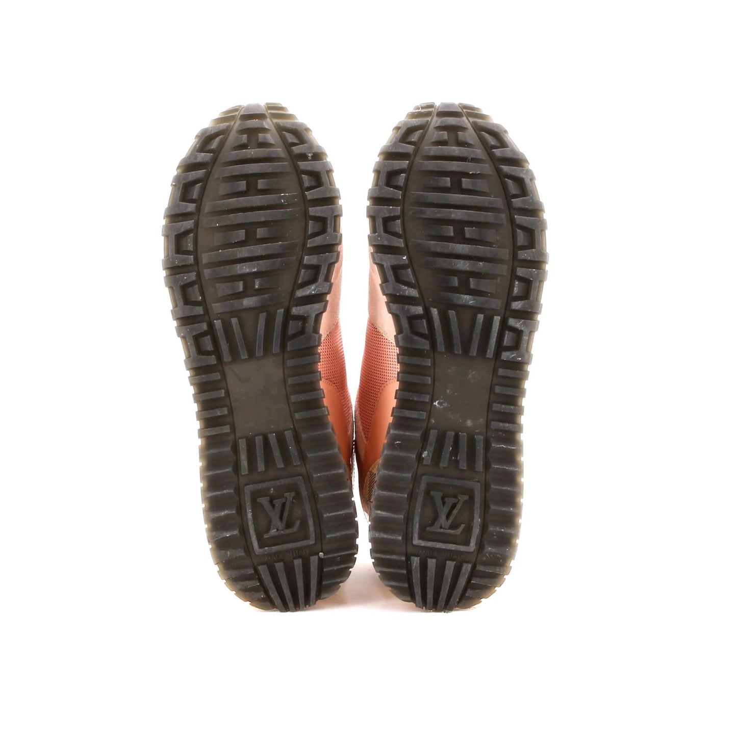 Louis Vuitton Women'S Run Away Sneakers Damier With Mesh And Leather