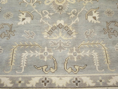 Handmade Floral Muted Colors Oushak Chobi