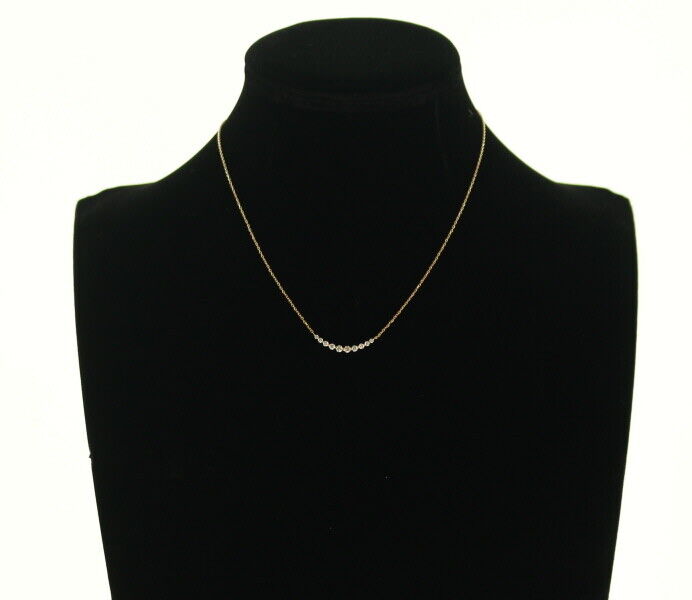 Vendome Necklace Lueur Diamond 0.30Ct 18K 750 Yellow Gold
