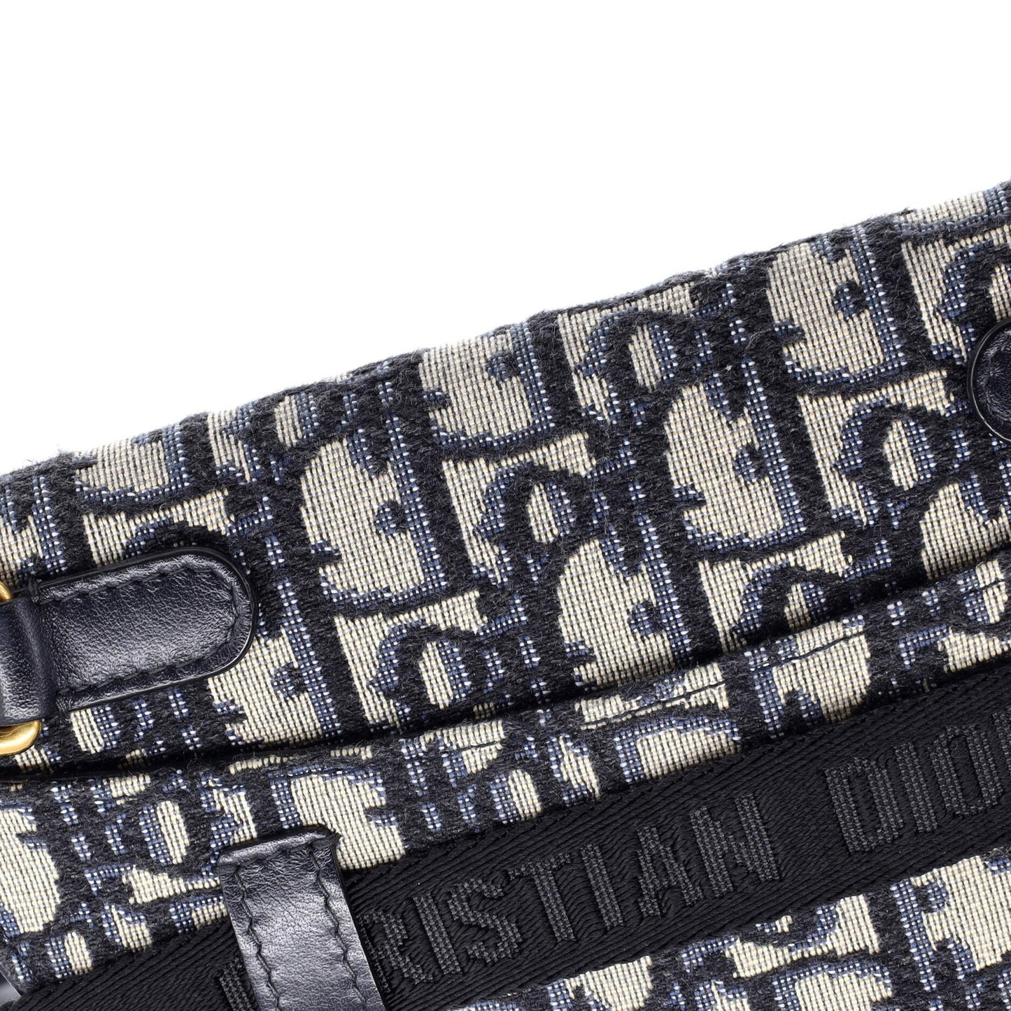 Christian Dior Saddle Belt Bag Oblique Canvas