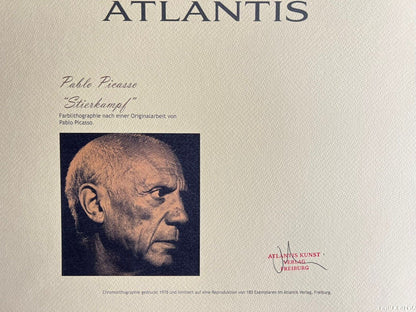 Pablo Picasso Lithograph Coa Signed Numbered Limited 180Exe