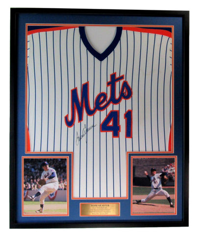 Tom Seaver Hof Autographed/Signed Baseball Jersey