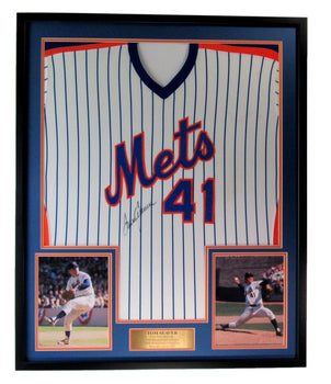 Tom Seaver Hof Autographed/Signed Baseball Jersey