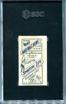 1910 Sporting Life #M116 Johnny Kling Sgc 2 Card