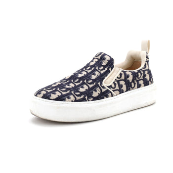 Christian Dior Women'S Solar Slip-On Sneakers Oblique Canvas