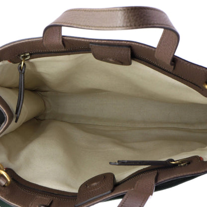 Gucci Courrier Convertible Soft Open Tote Gg Coated Canvas With Applique North