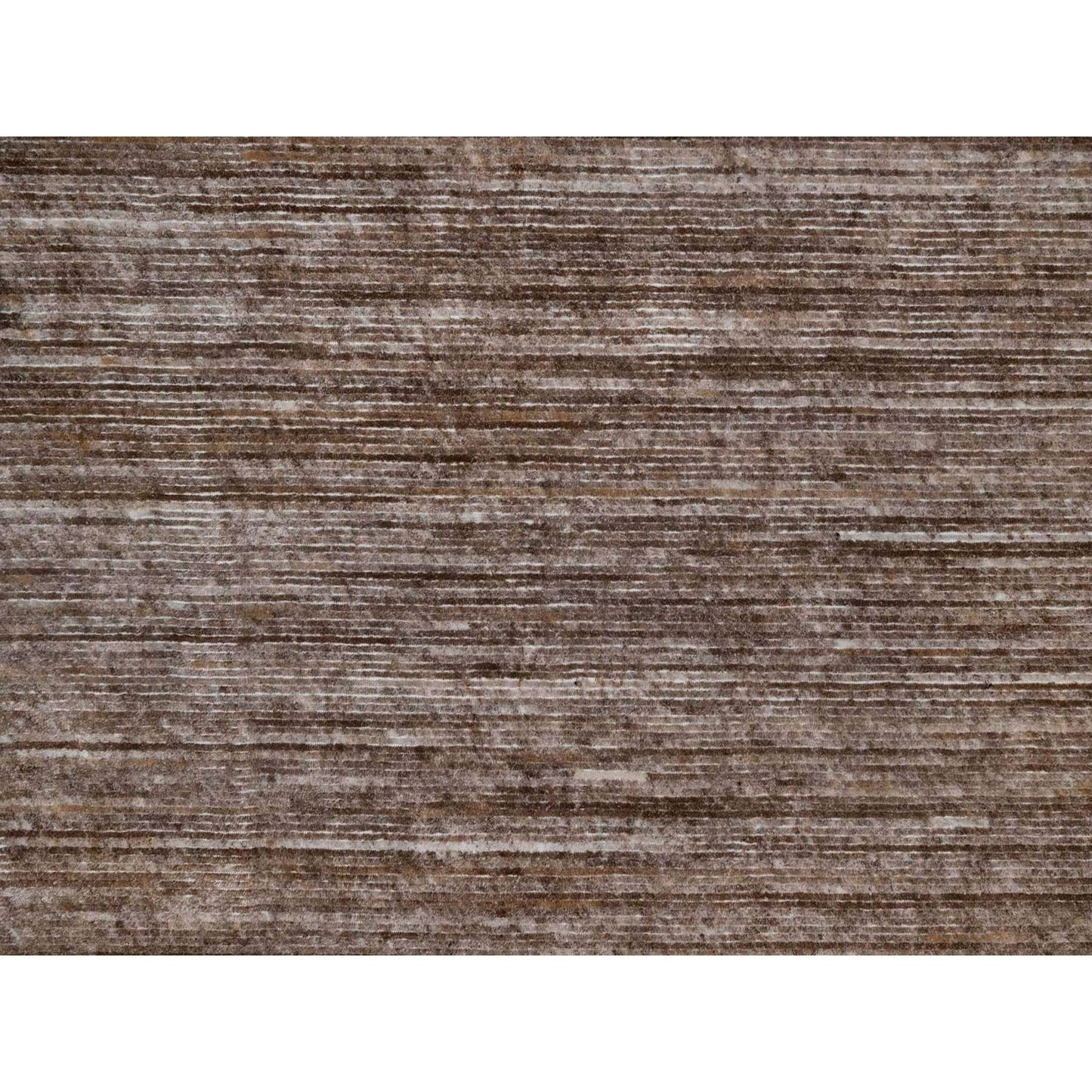 8'1"X10'1" Brown Modern Design Hand Loomed Indoor Outdoor Oriental Rug