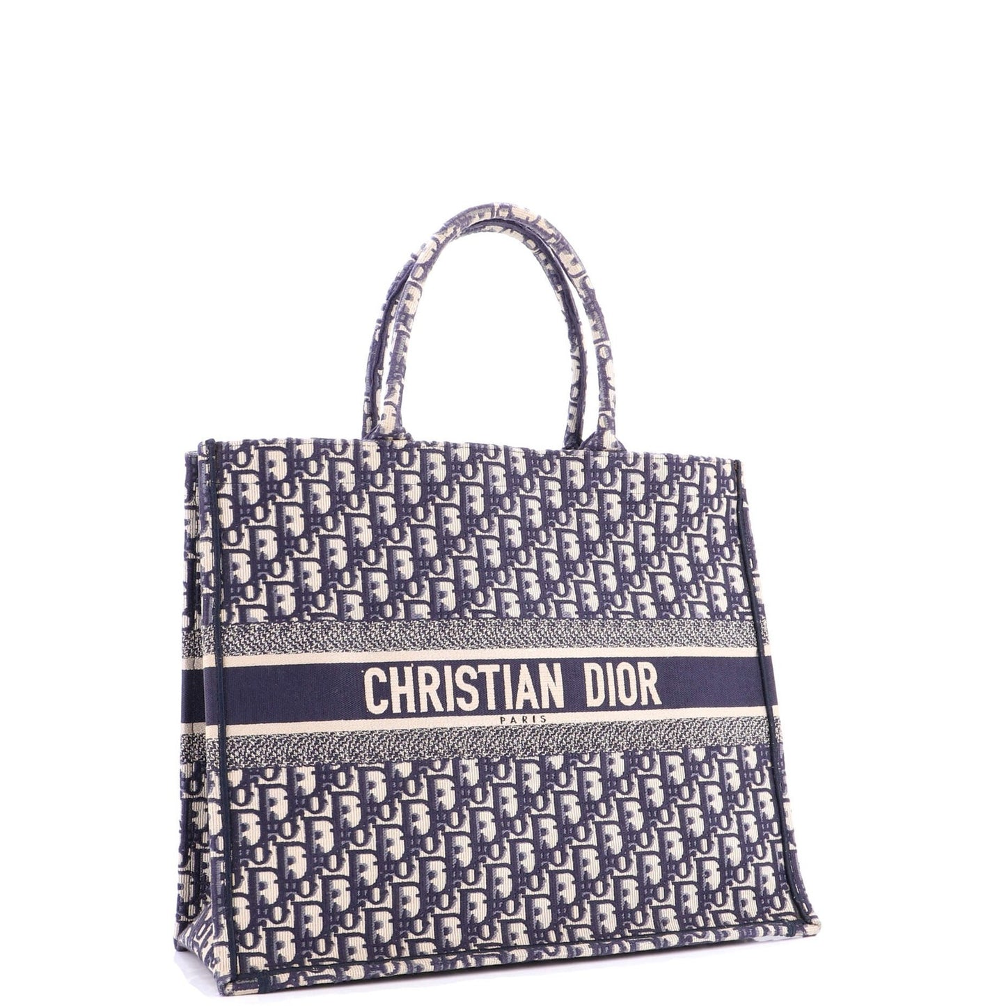 Christian Dior Book Tote Oblique Canvas Large