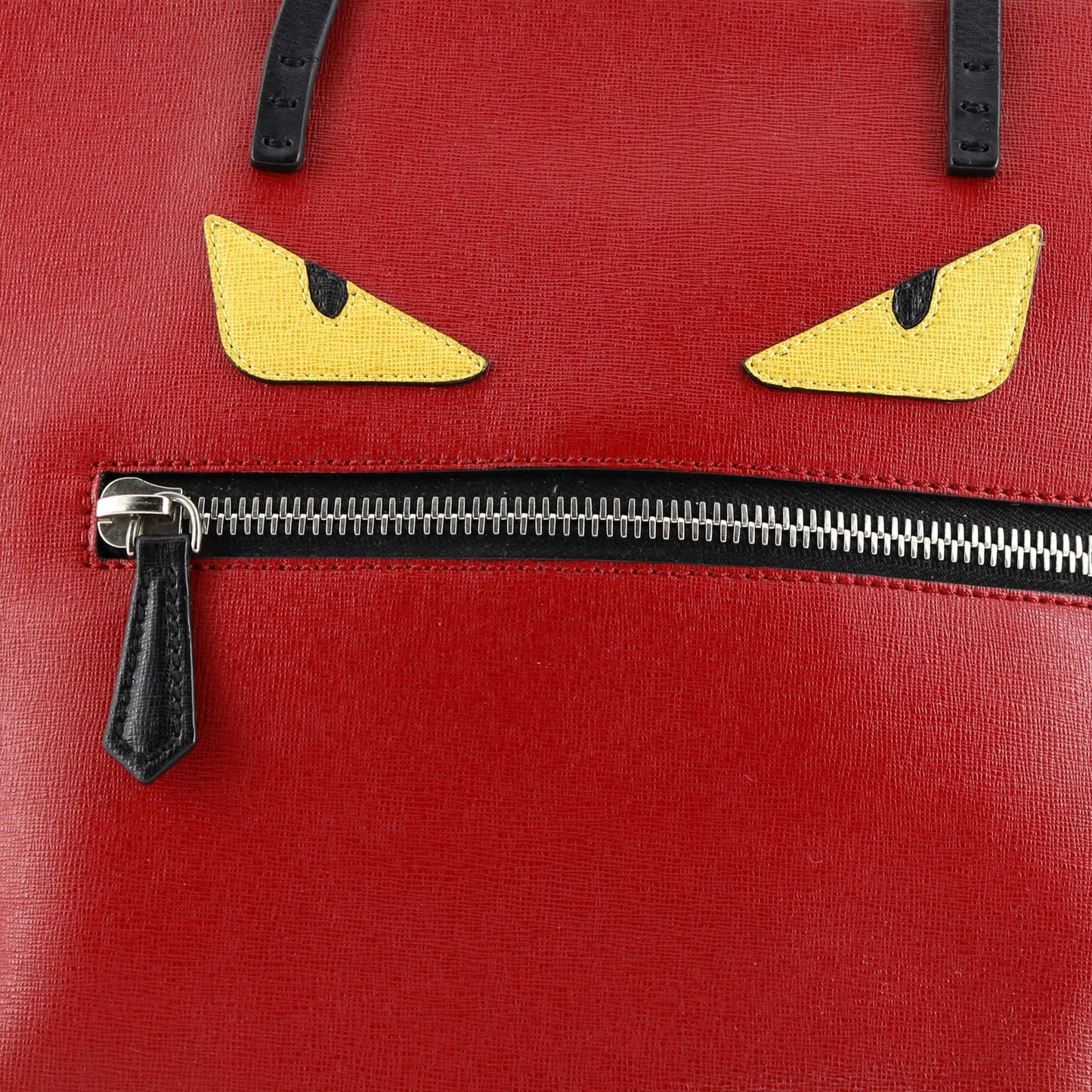 Fendi Monster Roll Tote Leather Medium