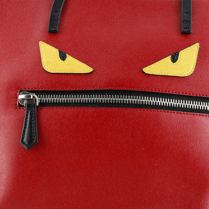 Fendi Monster Roll Tote Leather Medium