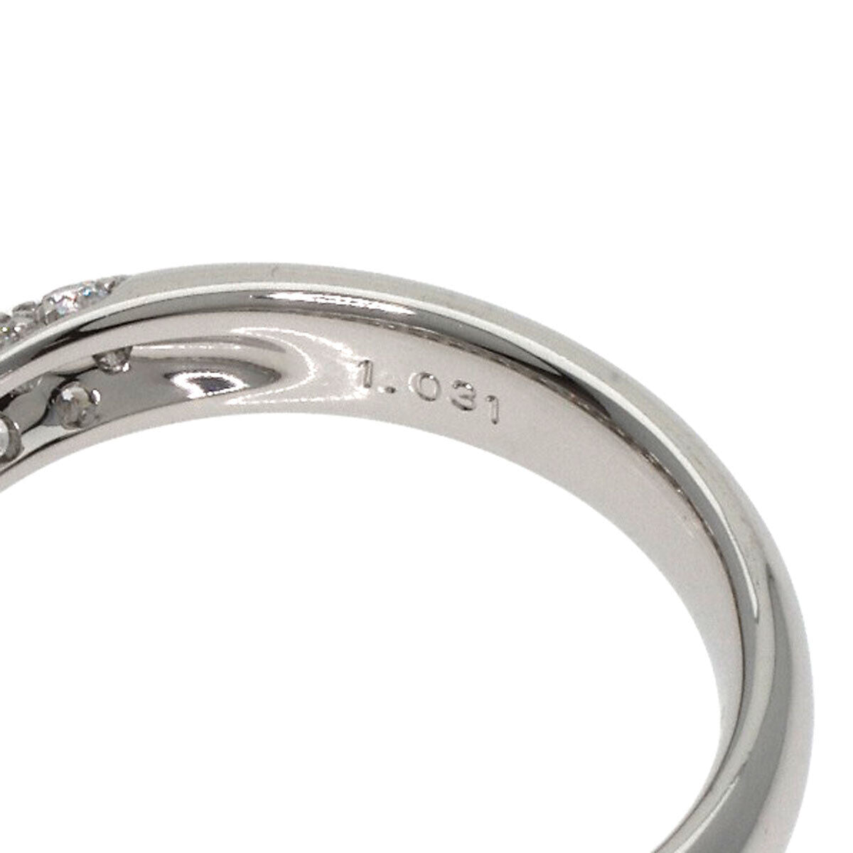 Gimel Ring Pave Diamond Platinum Pt950