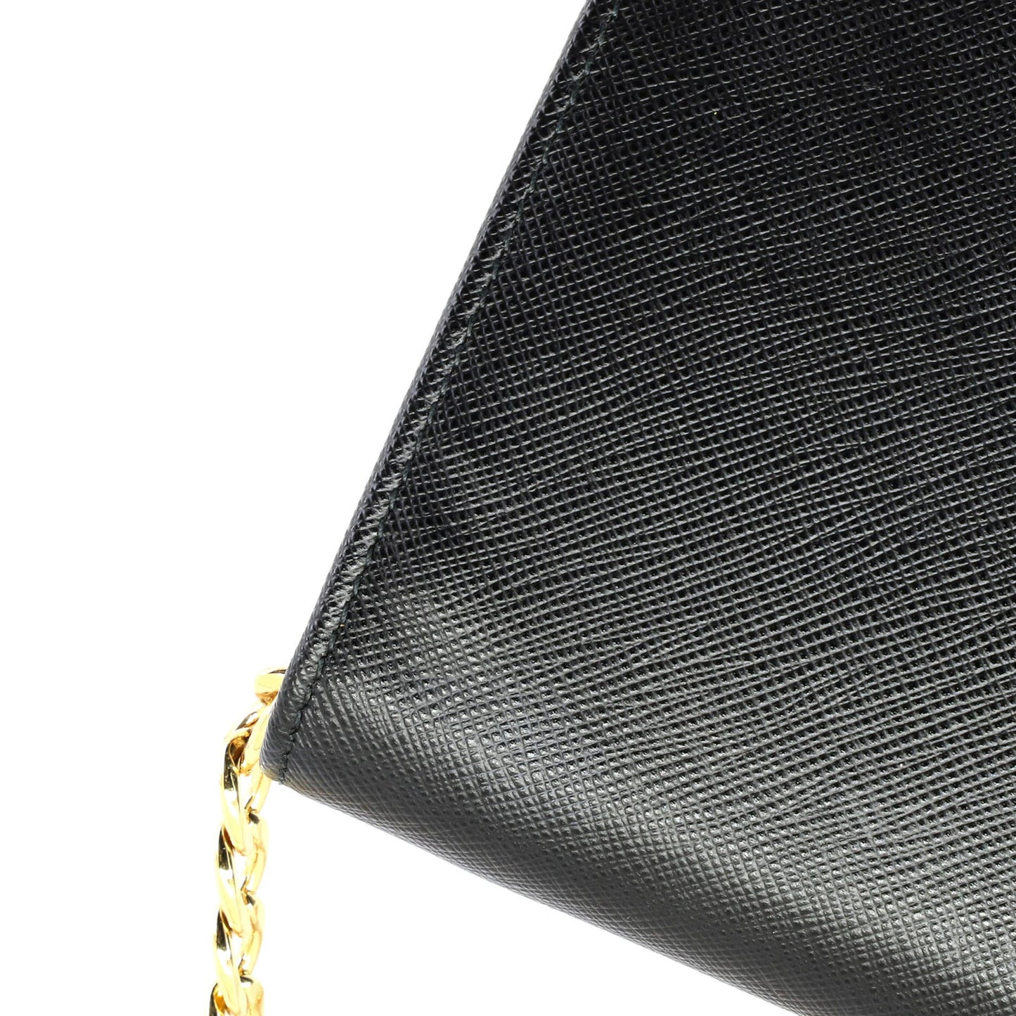 Prada Convertible Flap Clutch Saffiano Leather Small