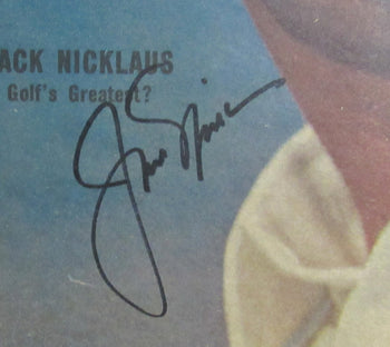 Jack Nicklaus Signed/Auto August 28, 1971 The