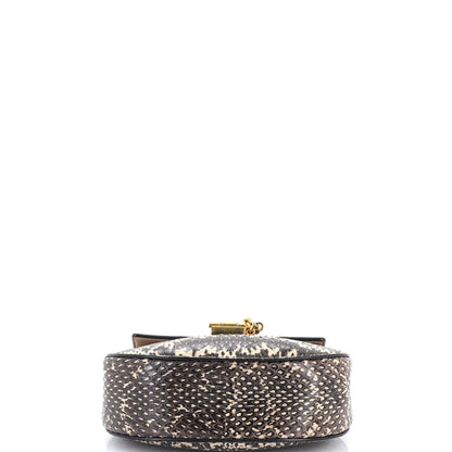 Chloe Drew Crossbody Bag Python Mini