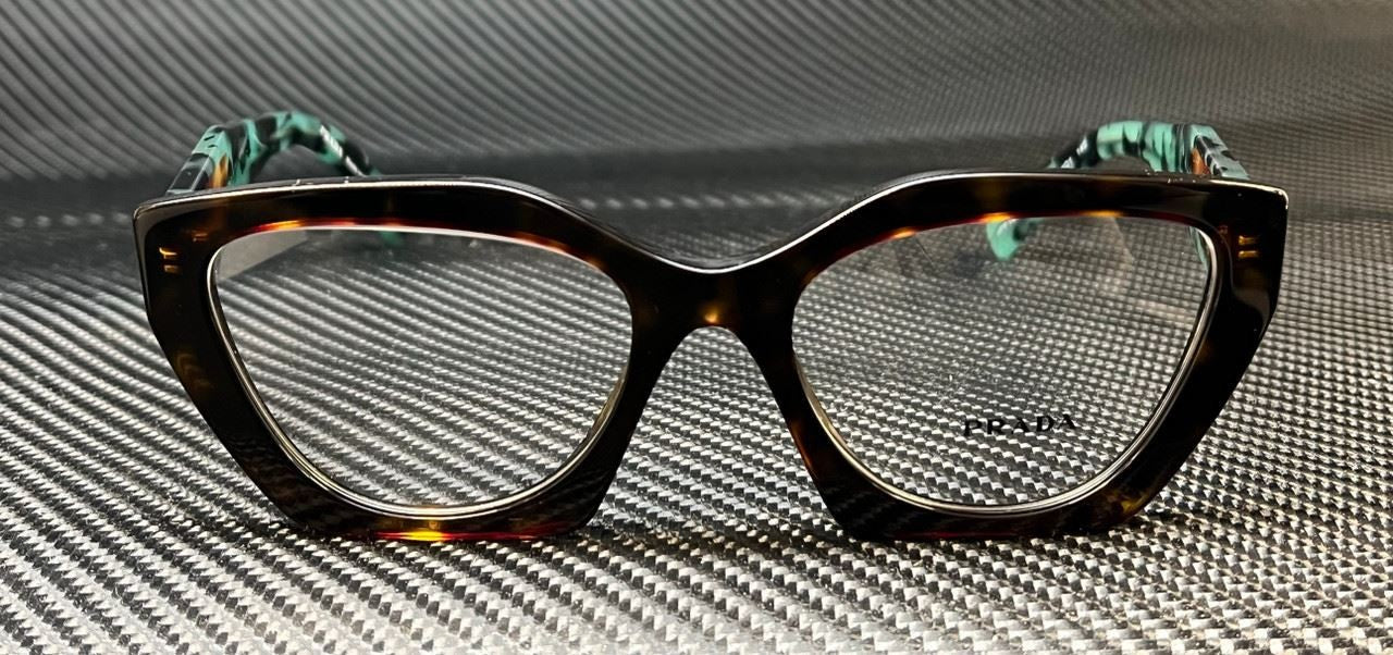 PRADA PR 09YV 2AU1O1 Brown Havana Women's 54 mm Eyeglasses
