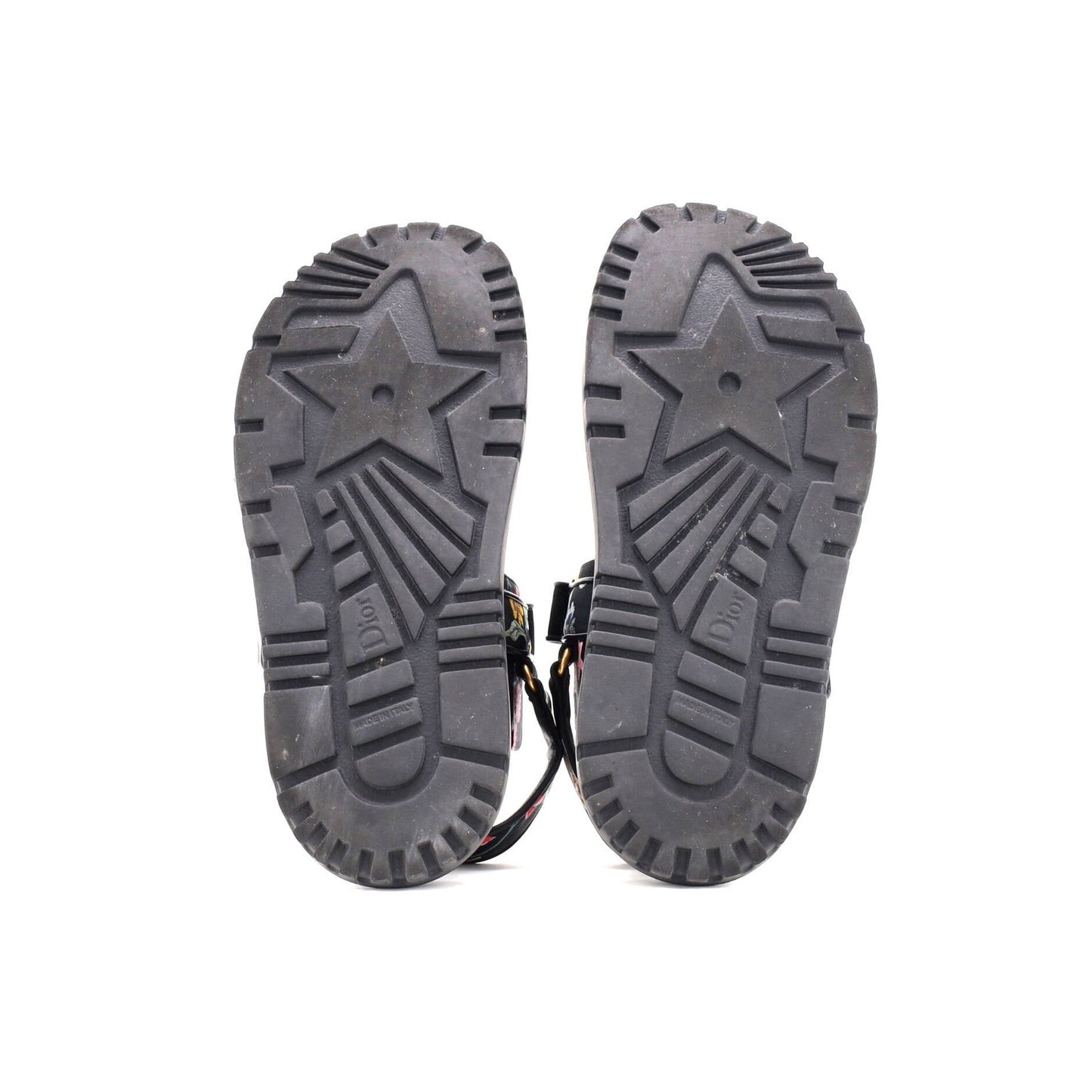 Christian Dior Women'S Dioract Sandals Printed Technical Fabric