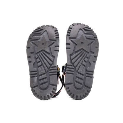 Christian Dior Women'S Dioract Sandals Printed Technical Fabric