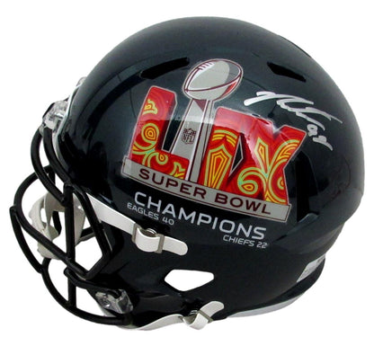 Jalen Carter Signed/Auto Speed Full Size Replica Sb Lix Helmet Eagles Bas 194510