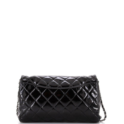 Chanel Clutch With Chain Quilted Patent