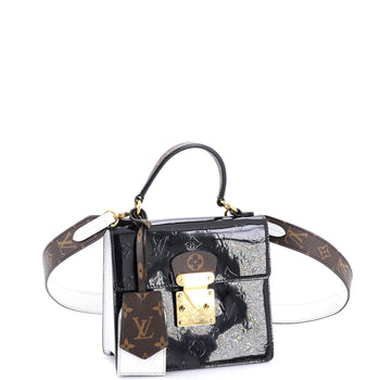 Louis Vuitton Spring Street Nm Handbag Monogram Vernis With Monogram Canvas