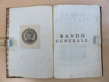 Bando Generale Della Legazione Di Bologna, 1St