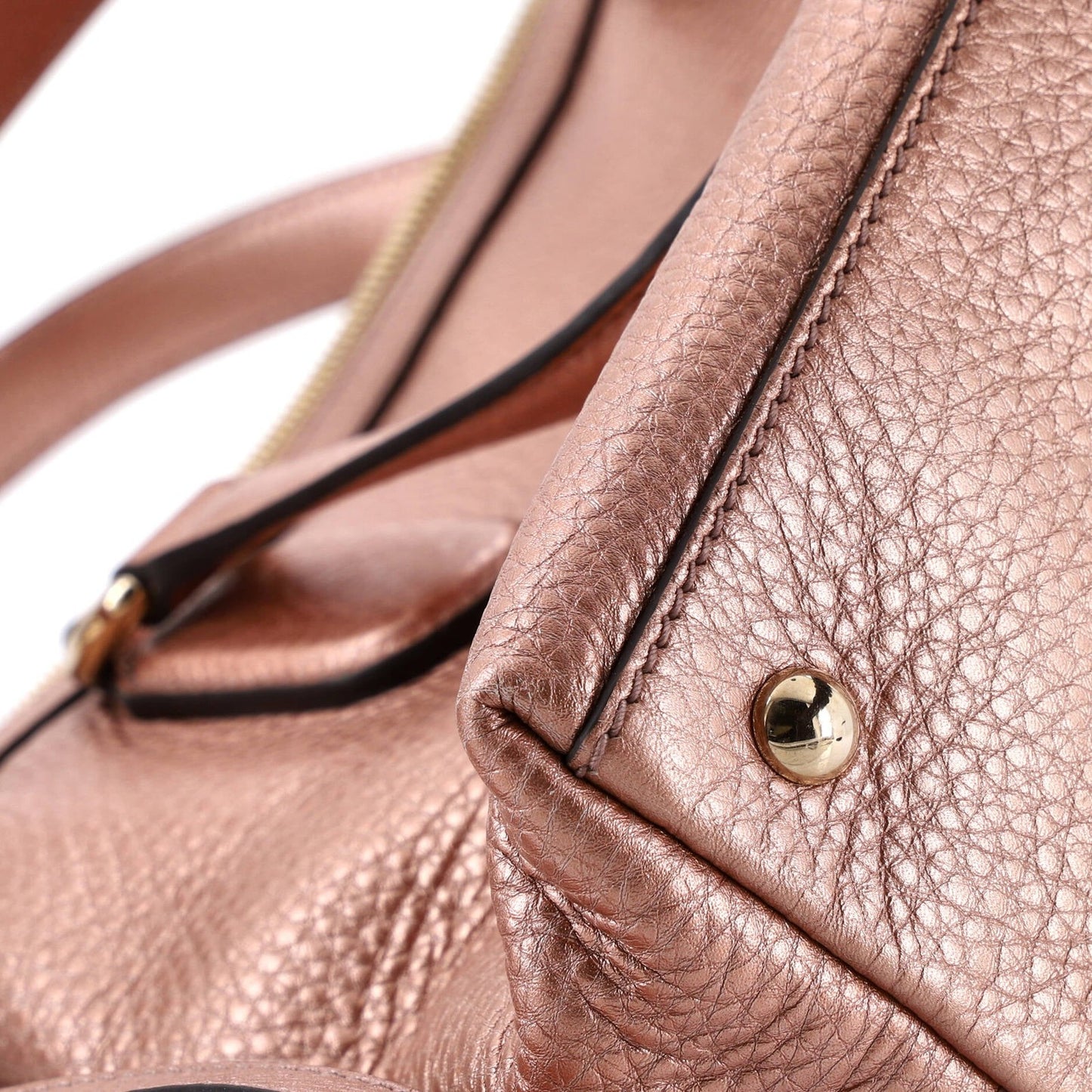 Gucci Soho Convertible Soft Top Handle Bag Leather