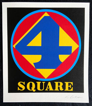Robert Indiana Lithograph Guggenheim Museum Coa