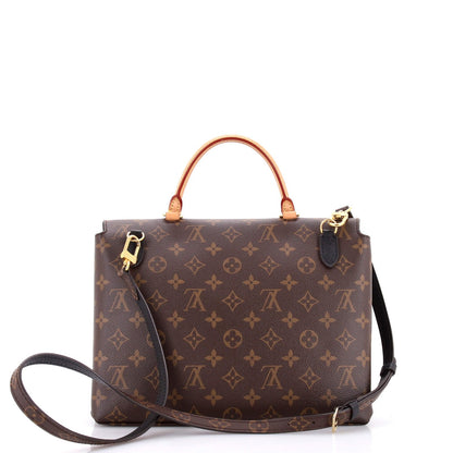 Louis Vuitton Marignan Handbag Monogram Canvas With Leather